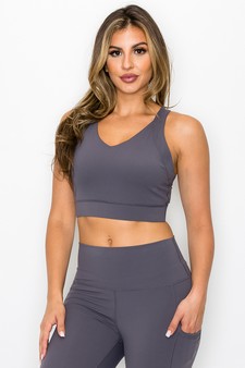 Women’s Full Coverage Buttery Soft Activewear Sports Bra style 2