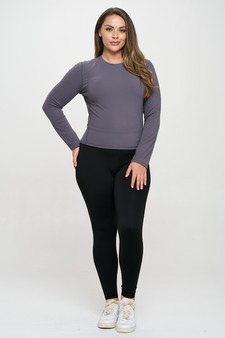 Women's Buttery Soft Long Sleeve Performance Top style 5