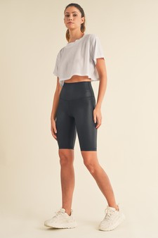 Women's High Rise Activewear Biker Shorts (Small only) style 7