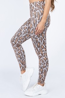 Women's Leopard Activewear Leggings - Bra: ACT645 style 6