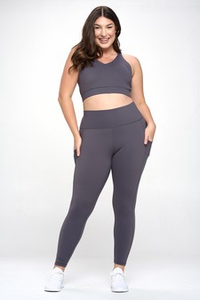 Women's Buttery Soft Activewear Leggings with Pockets style 4