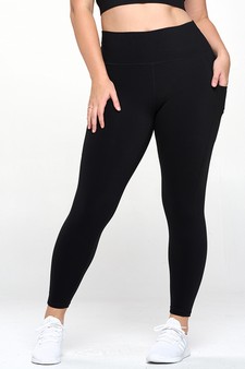 Women's Buttery Soft Activewear Leggings with Pockets (4XL only) style 2