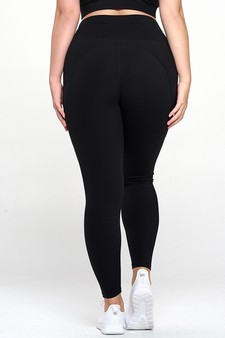 Women's Buttery Soft Activewear Leggings with Pockets (XXL only) style 3