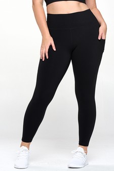 Women's Buttery Soft Activewear Leggings with Pockets (XXXL only) style 2
