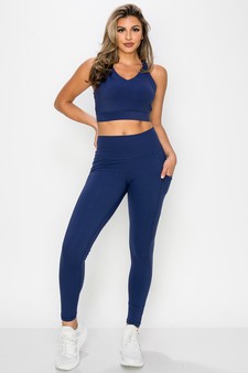Women's Buttery Soft Activewear Leggings with Pockets style 5