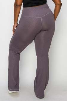 Women’s Leopard Print Flared Yoga Pants style 3