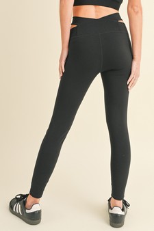 Women's Buttery Soft Active Criss-Cross Legging style 3