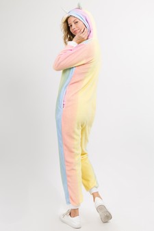 Plush Rainbow Unicorn Animal Onesie Pajama Costume - (3pcs M/L only) style 4