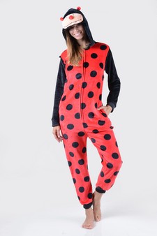 Plush Lady Bug Animal Onesie Pajama Costume style 4