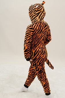Kid's Plush Tiger Animal Onesie Pajama Costume style 2
