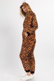 Plush Tiger Animal Onesie Pajama Costume (6pcs L/XL only) style 3