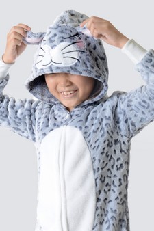 Kid's Leopard Animal Onesie Pajama style 6
