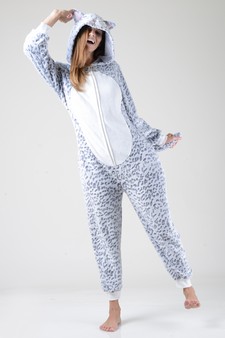 Plush Leopard Animal Onesie Pajama - (6pcs M/L only) style 2