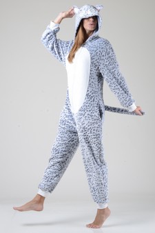 Plush Leopard Animal Onesie Pajama - (6pcs M/L only) style 4