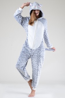 Plush Leopard Animal Onesie Pajama - (6pcs M/L only) style 7