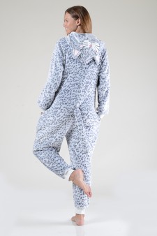 Plush Leopard  Animal Onesie Pajama style 8