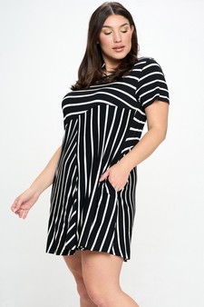 Women’s Multidirectional Lined A-line Dress (XL only) style 2