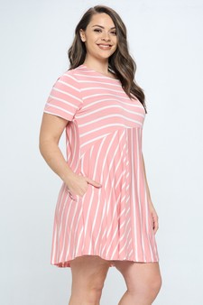 Women’s Multidirectional Lined A-line Dress style 2