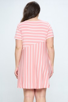Women’s Multidirectional Lined A-line Dress style 3