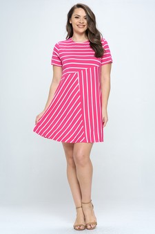Women’s Multidirectional Lined A-line Dress style 5