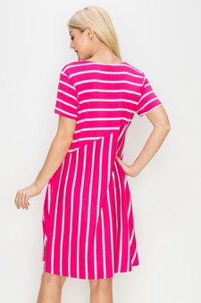 Women’s Multidirectional Lined A-line Dress style 3