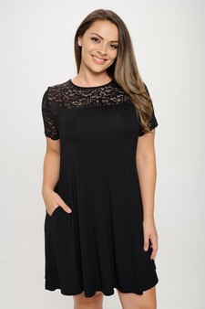 Women's Trapeze Swing Dress style 4