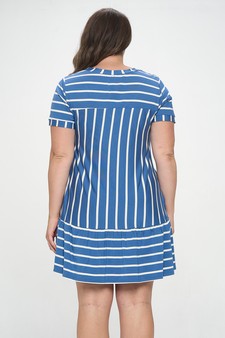 Women’s Tailored To Me Striped Dress style 3