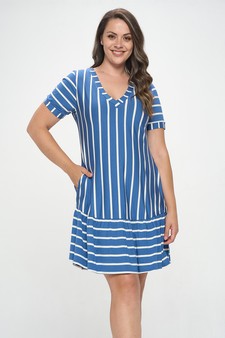Women’s Tailored To Me Striped Dress style 4