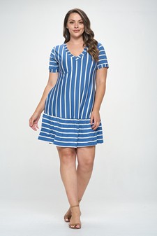 Women’s Tailored To Me Striped Dress style 5