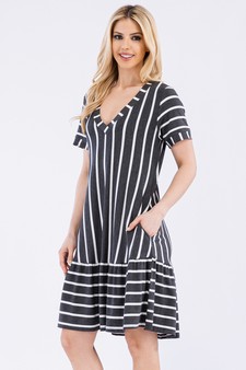 Women’s Tailored To Me Striped Dress style 2