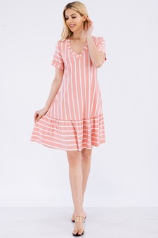 Women’s Tailored To Me Striped Dress style 4