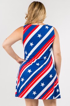 Lady's Striped Tank Dress style 3