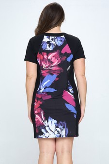 Women's Everyday Wear Floral Color Block Dress style 3