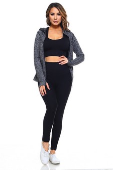 Seamless Active Living Jacket with Hoodie style 7