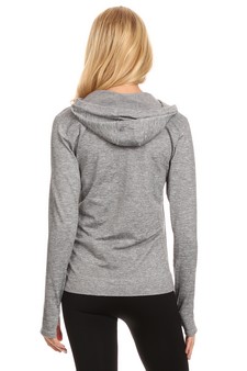 Seamless Active Living Jacket with Hoodie style 4