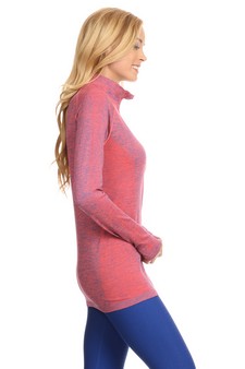 Seamless Active Living Pull Over Top style 3