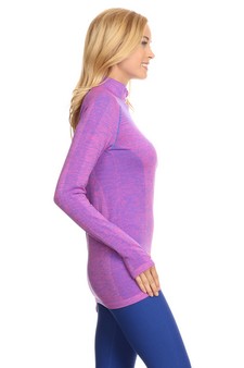 Seamless Active Living Pull Over Top style 2