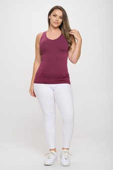 ETA 10/24/24 - Lady's V or U Neckline Reversible Seamless Tank style 5