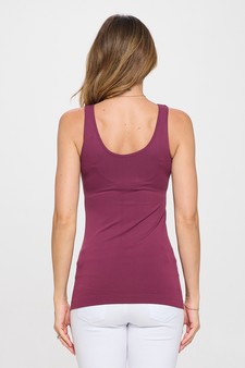 **New Color** Lady's V or U Neckline Reversible Seamless Tank style 3