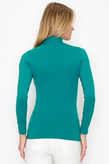 Women’s Bare Essential Seamless Mock Neck Long Sleeve Top style 3