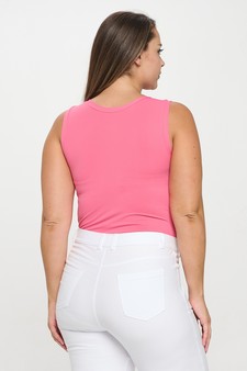 Women’s Seamless Round Neck Tank style 3