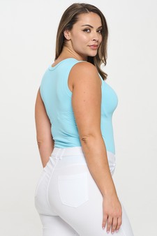 Women’s Seamless Round Neck Tank style 3