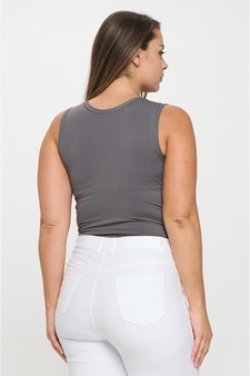 Women’s Seamless Round Neck Tank style 3