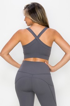 3 Piece Sample Bundle - Full Coverage Buttery Soft Activewear Sports Bra style 8