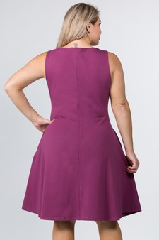 (2 pcs in plus size) Cotton Dress DRS148P, DRS176P style 3