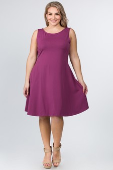 (2 pcs in plus size) Cotton Dress DRS148P, DRS176P style 4
