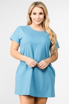 (2 pcs in plus size) Cotton Dress DRS148P, DRS176P style 5