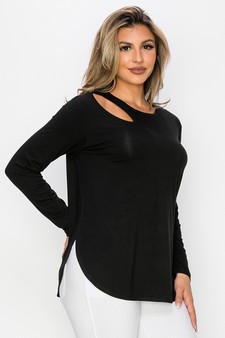 Women’s Almond Cut out Long Sleeve style 2