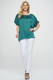 Women’s Casual and Sleek Short-Sleeve Blouse style 5