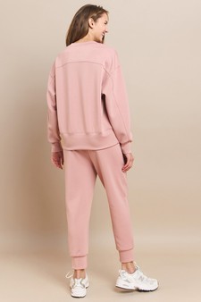 Sporty Chic UltraComfy Cropped Jogger Set style 3